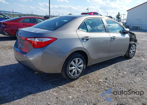 2014 Toyota Corolla Le from USA, damaged, VIN 2T1BURHEXEC210121